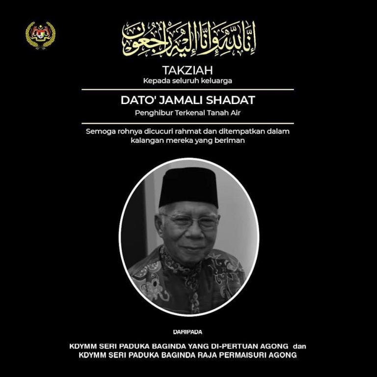 Agong, Permaisuri express condolences to late entertainer Jamali Shadat’s family