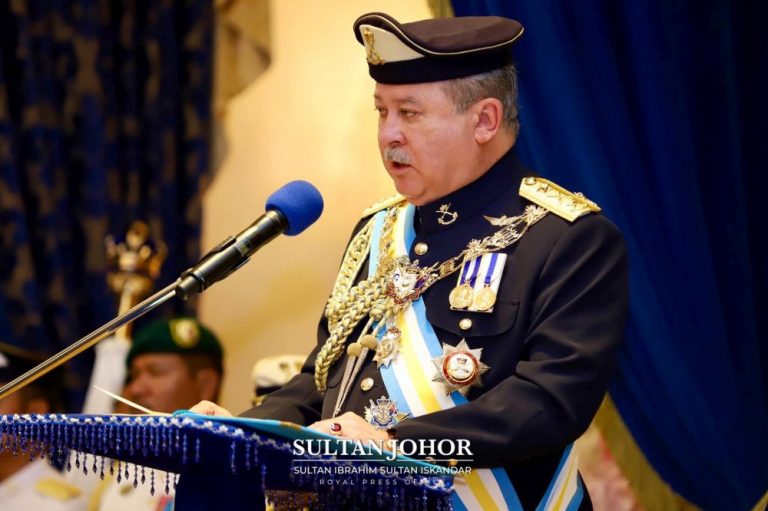 Sultan Ibrahim pays tribute to Chinese community for Johor development in CNY statement