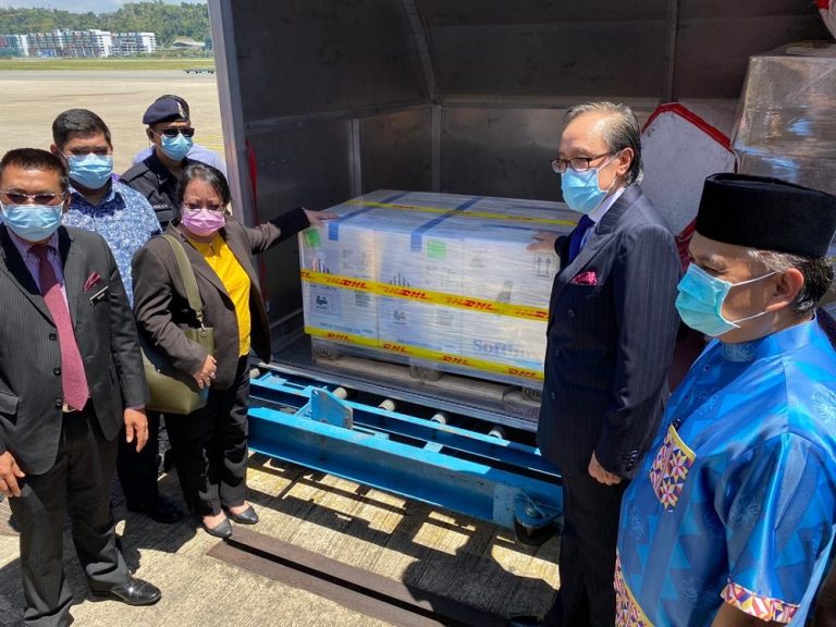 Sabah gets first batch of Covid-19 vaccines