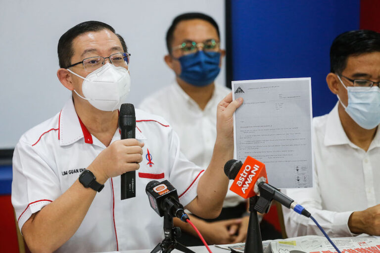 Guan Eng: Govt’s move to investigate past years’ taxes will affect investors’ trust