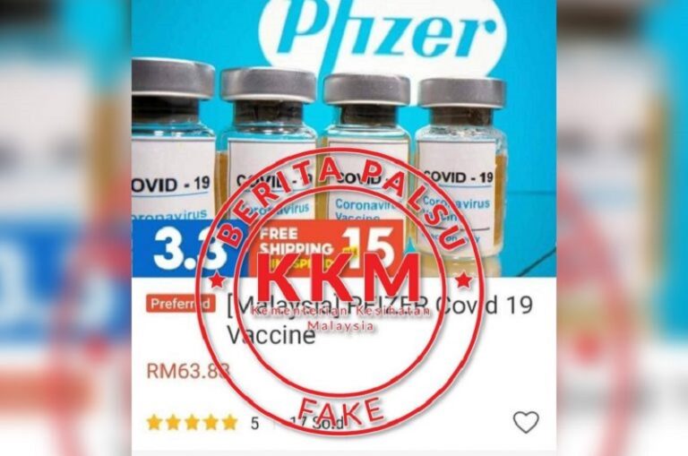 After fake Shopee ad went viral, MOH says sale of Covid-19 vaccine is not allowed