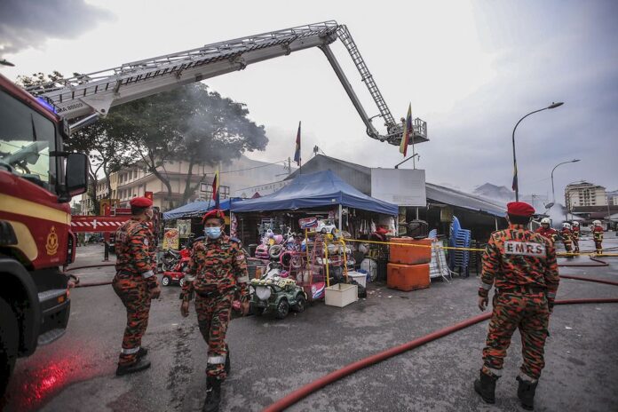 Traders want fire-hit Pasar Datuk Keramat rebuilt fast