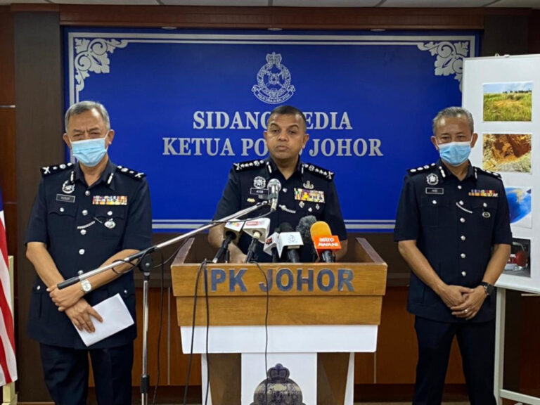 Police nab husband, accomplice over brutal murder of wife in Kota Tinggi