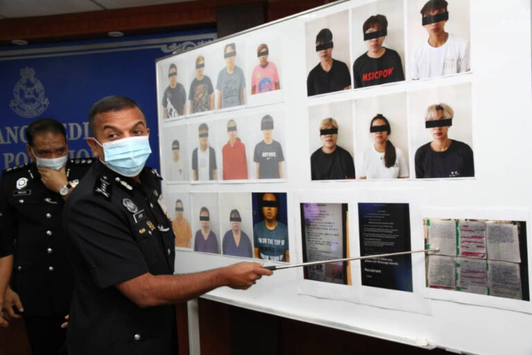 Johor cops cripple scam syndicate, teenager among 18 suspects nabbed
