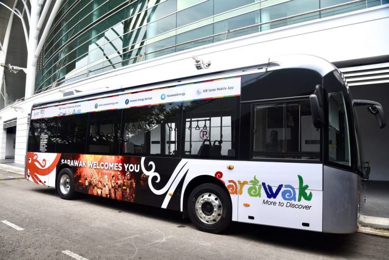 Sarawak to start free electric bus service in Kuching tomorrow