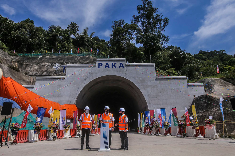 ECRL: First tunnel breakthrough six months ahead of schedule, says chairman