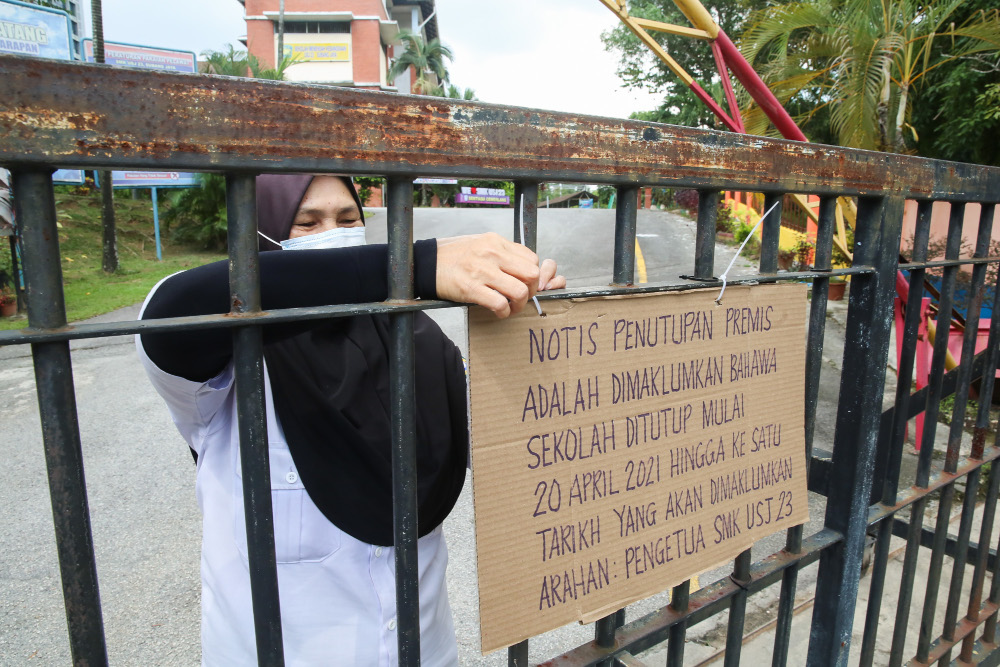 Report: 79 schools in Selangor closed for two days following Covid-19 case spike