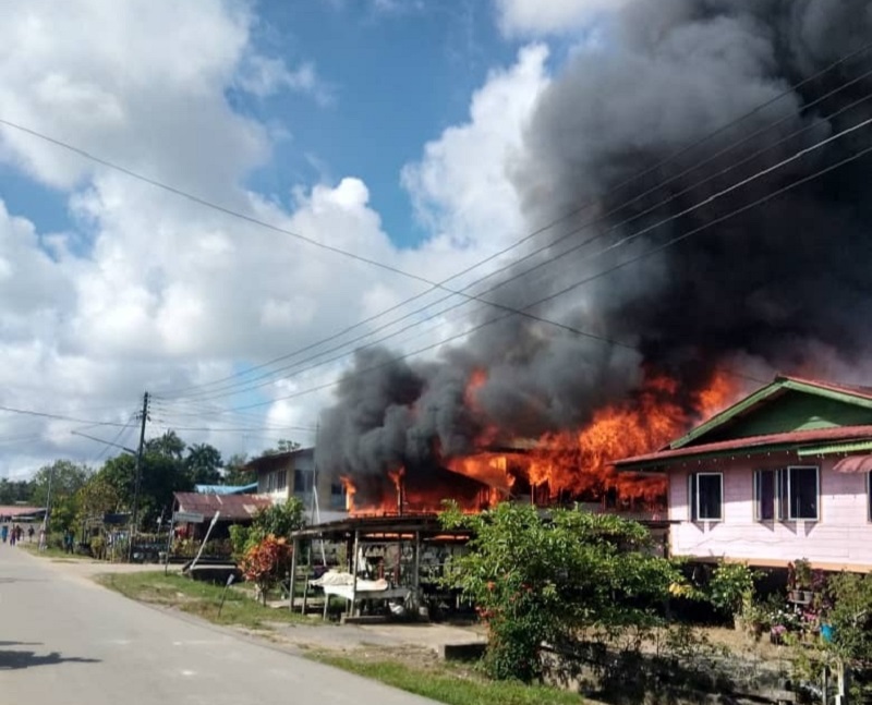 Three families in Sarawak face bleak Raya after homes destroyed by fire