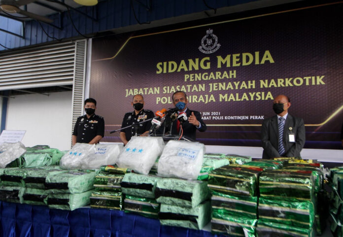 In Perak, police seize drugs worth over RM23 million, nab man and son