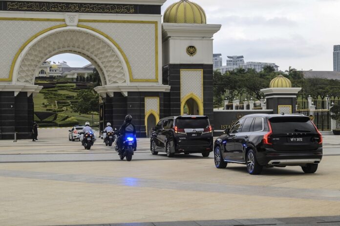 PM Muhyiddin arrives at Istana Negara
