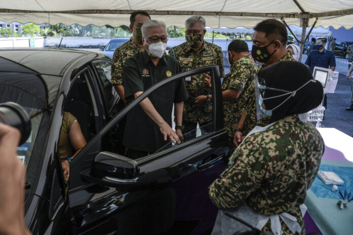 Ismail Sabri: Drive-through Covid-19 vaccination to be offered to military personnel, families