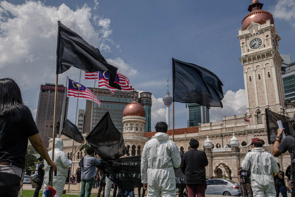 Three Black Flag demonstrators fined RM2,000 each for breaching MCO rules