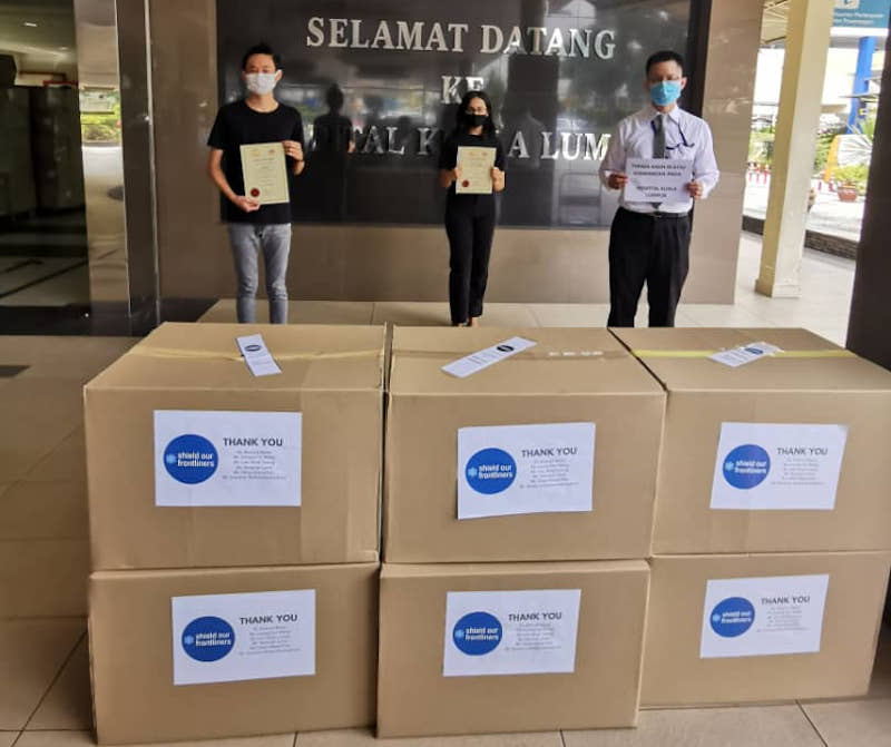 Feed Selangor: A website that connects people who need food with the people who can help and it was built by three 19-year-olds
