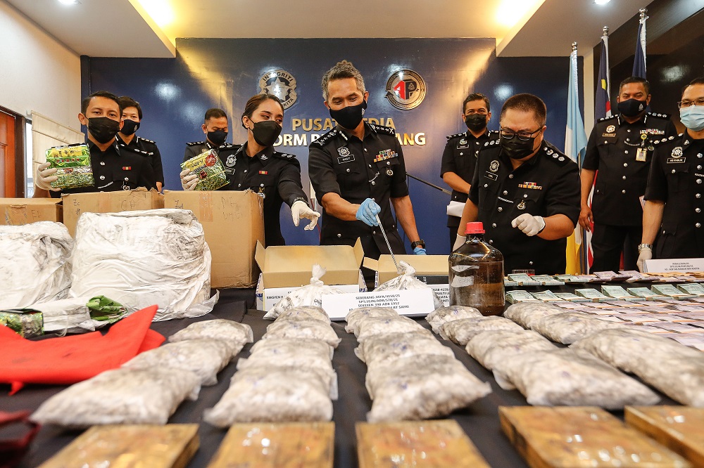 Penang police seize RM3.5m worth of drugs in two operations within a week