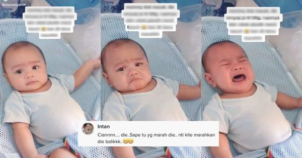 Video Reaksi Bayi Kena Marah Dengan Ayahnya Ini Buat Ramai Geram Comel Malaysia Now