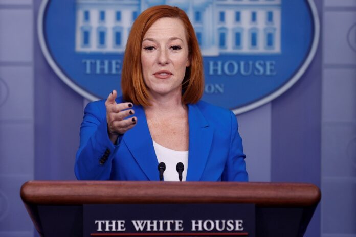 White House spokesperson Psaki has Covid-19, last saw Biden on Tuesday