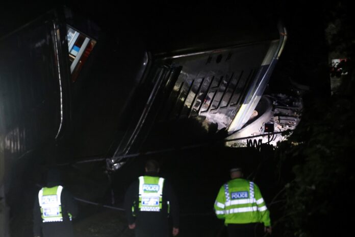 Several passengers injured as trains collide in England