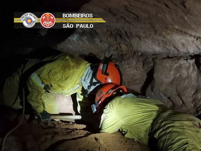 Nine Brazil firefighters trapped in cave collapse have died, says official