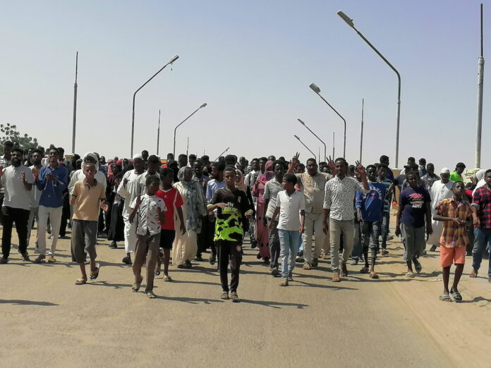 Anti-coup protests begin in Sudan