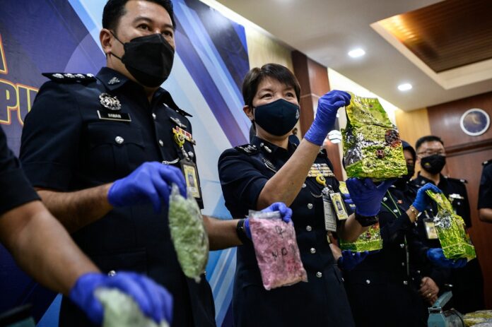Cops cripple syndicate using luxury condominium unit to store drugs worth RM1.17m in KL