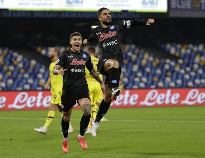 Insigne penalty double takes Napoli back to Serie A peak