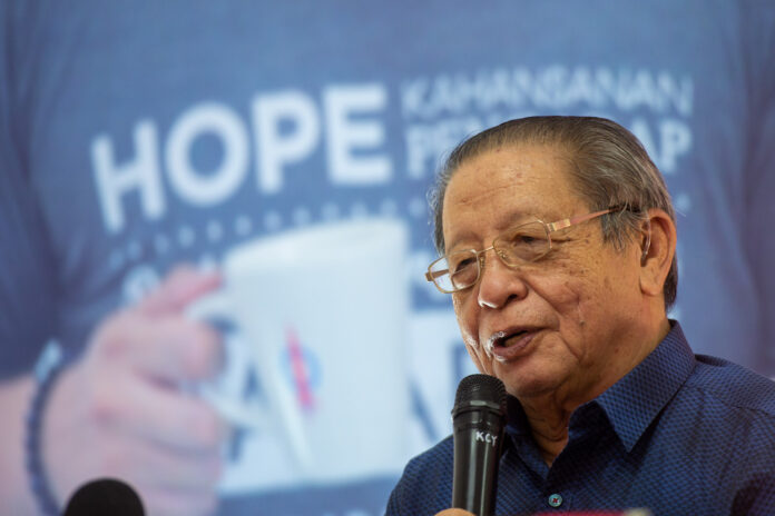 Kit Siang passes ball to sec-gen son for comment on Pakatan decision to field two ex-Umno reps in Melaka polls
