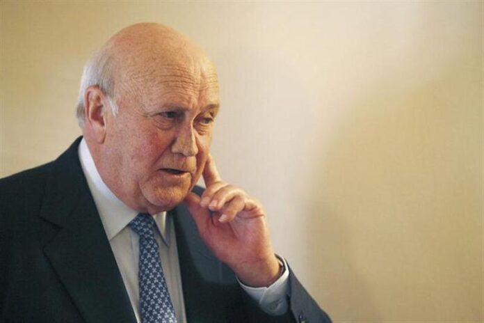 S.Africa's last apartheid president FW de Klerk dies