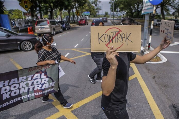 After first protest's waves, organisers see higher take-up for #HartalDoktorKontrak 2.0