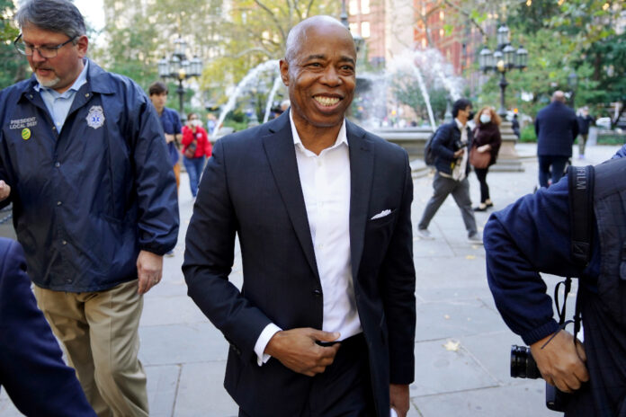 New York poised to elect Black ex-cop Adams as mayor