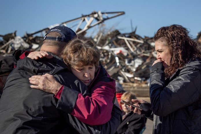 'From grief to shock': Tornadoes kill at least 74 in Kentucky