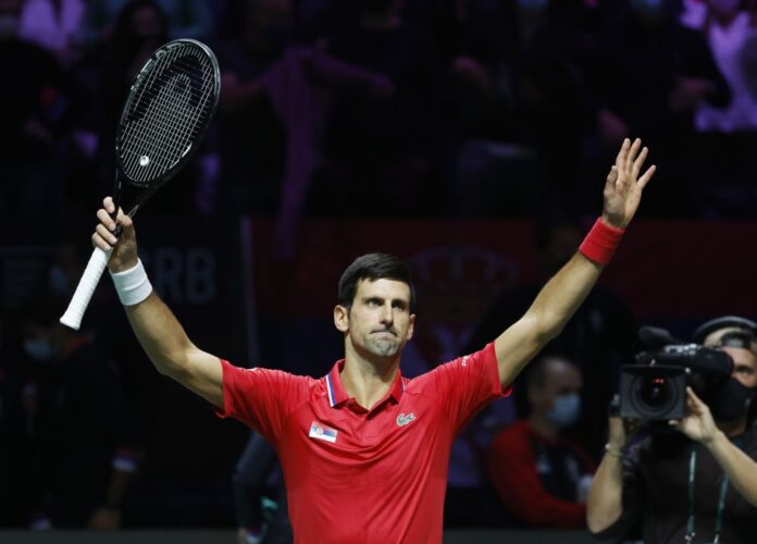 Inspired Djokovic powers Serbia into Davis Cup semi-finals