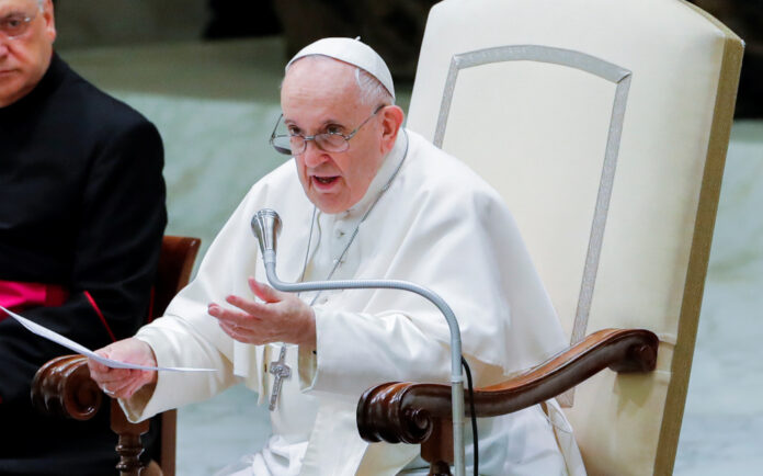Pope calls for 'serious international dialogue' to defuse Ukraine tensions
