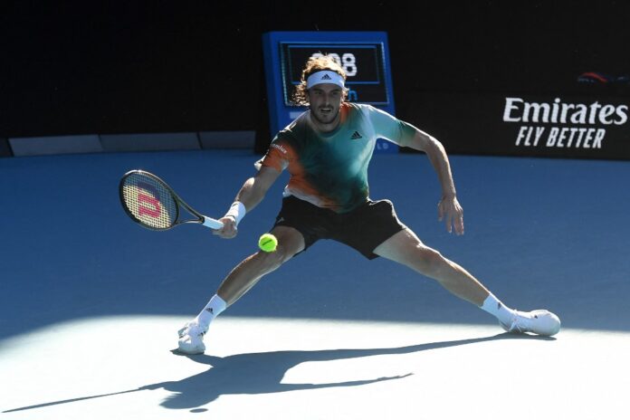 Assured Tsitsipas serves up a storm to reach fourth round