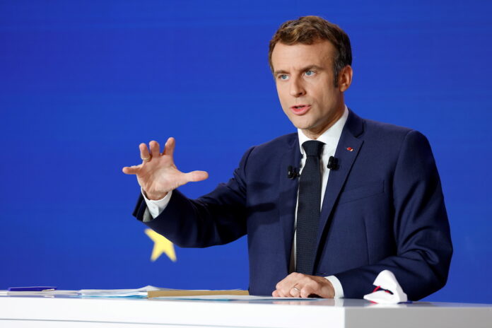 France's Macron takes EU reins as election looms