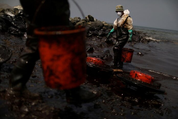Peru govt and Repsol revise estimated size of oil spill to over 10,000 barrels