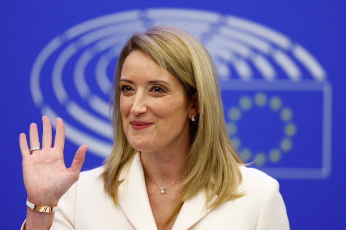 Maltese conservative Metsola becomes third woman to head EU parliament