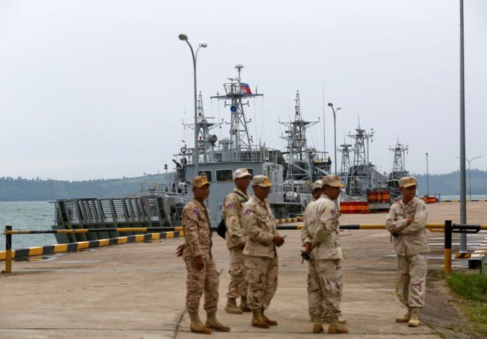Dredgers spotted off Cambodian base where China is funding work, says US think tank