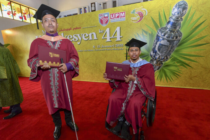 Visual impairment, paralysis no hindrance to achieving success