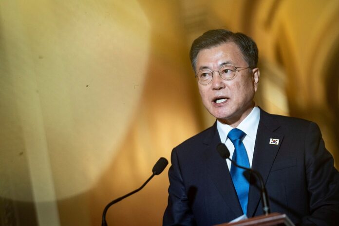 South Korea's Moon promises final push for North Korea peace