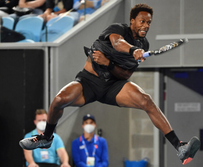 Everything's good again for showman Monfils as he thrashes Bublik