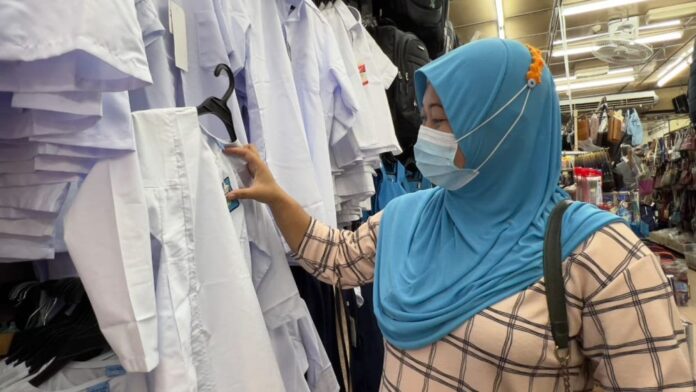 In Kuching, back-to-school shopping a low-key affair ahead of new term