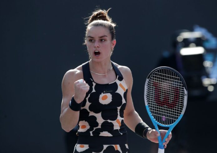 Sakkari struggles against Zidansek but reaches Adelaide second round
