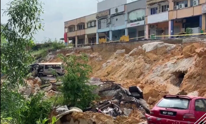 Police to keep tight surveillance on premises near Serdang landslip