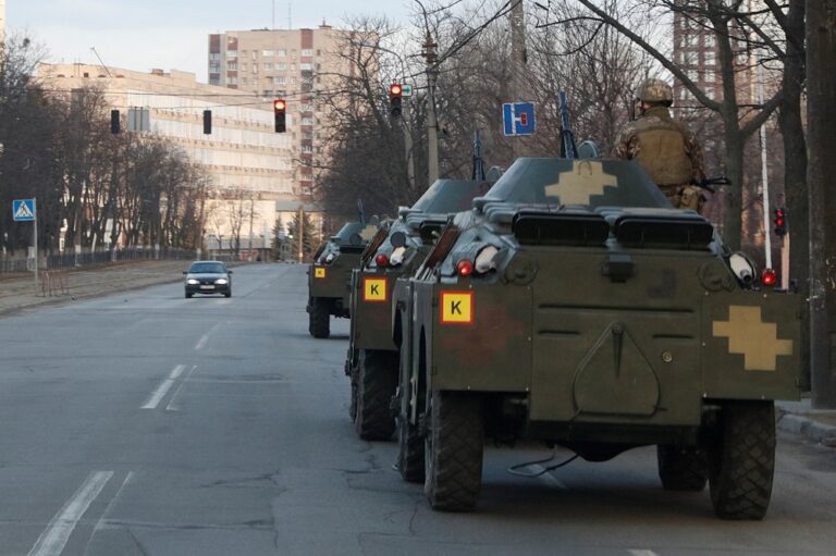 Ukraine military says it repels Russian troops’ attack on Kyiv base
