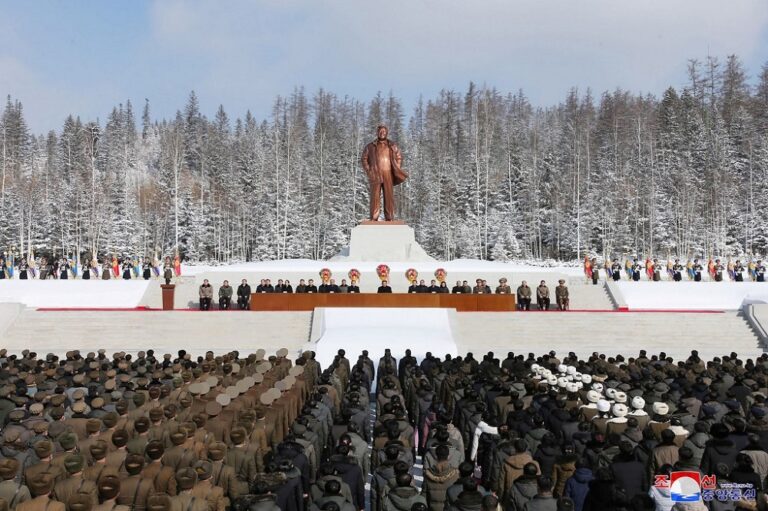 North Korea celebrates late Kim’s birthday in new alpine city, with no military event