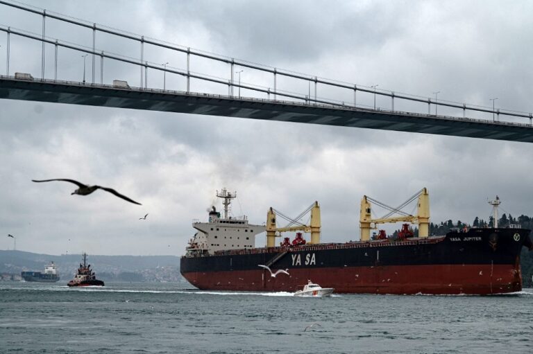 Ukraine says two commercial ships hit by Russian missiles near Odessa port