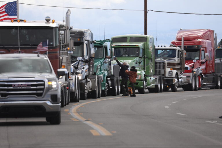 US truckers launch ‘The People’s Convoy’ in pandemic protest