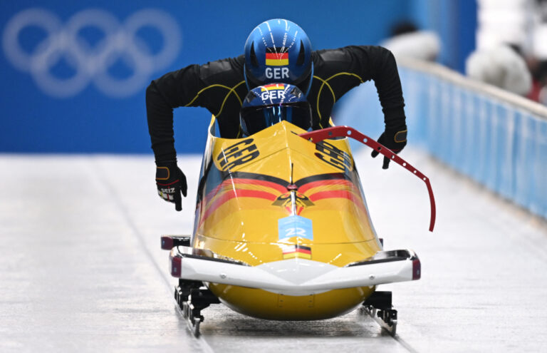 ‘He wins everything’: Friedrich on track in Beijing two-man bobsleigh