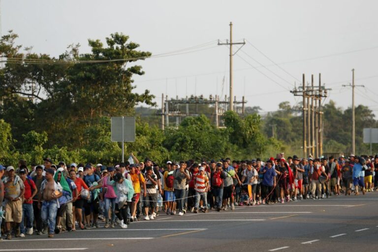 Migrants sew their mouths shut in quest for Mexico passage to US border