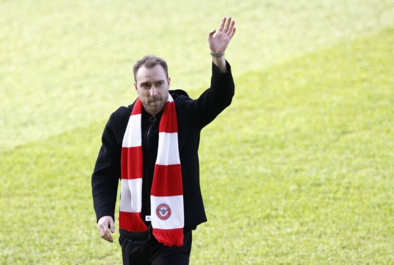 Brentford’s Eriksen ramps up comeback with two assists in friendly